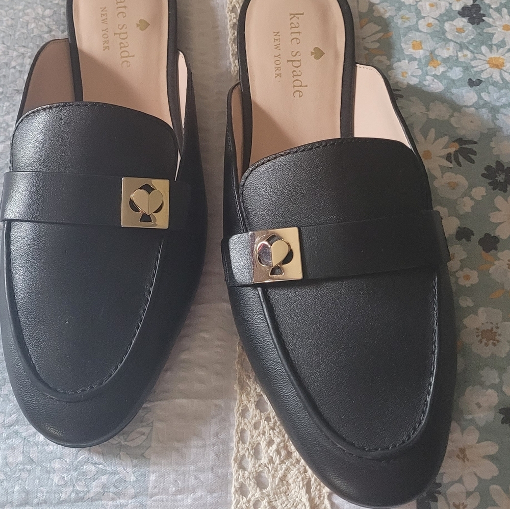 Kate Spade Black Leather Shoes